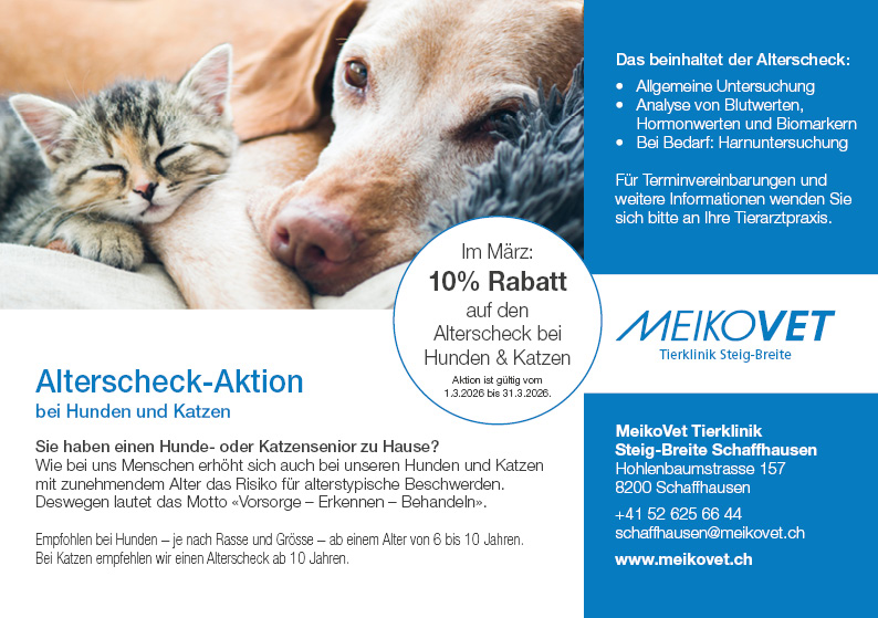 Alterscheck Aktion A5 quer Schaffhausen