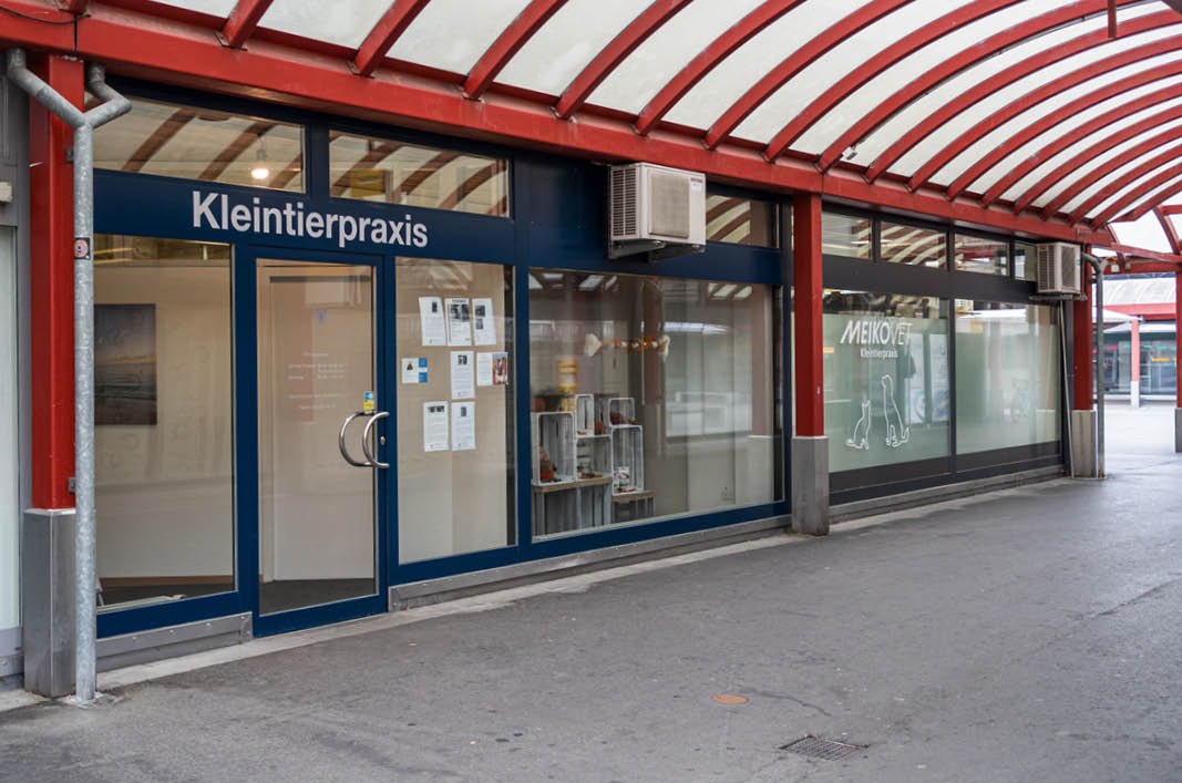 MeikoVet-Kleintierpraxis-Ittigen-Talgutzentrum-Tierarzt-Aussenansicht-2